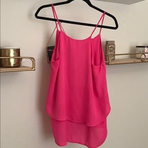 Hot Pink Layered Top